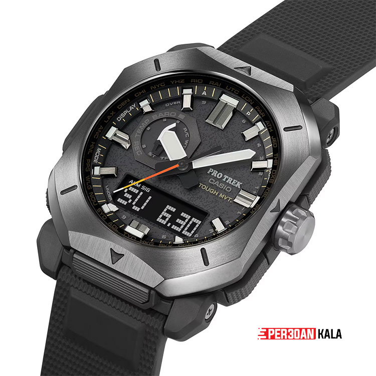 ساعت دیجیتال کاسیو Casio Pro Trek PRW-6900Y-1JF Tough Solar آکبند (جعبه باز شده) — تصویر ۳