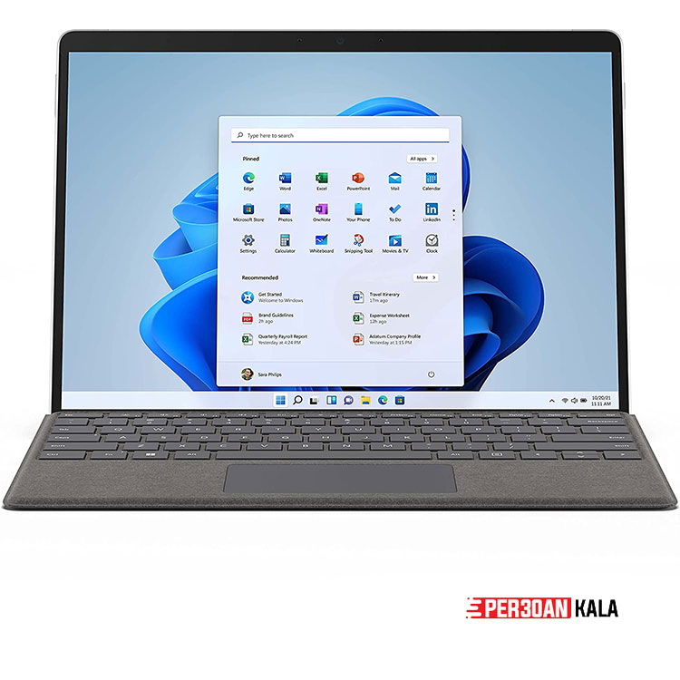 سرفیس پرو 8 cori7 512GB/16GB مایکروسافت Microsoft Surface Pro 8 در حد نو (همراه با جعبه) — تصویر ۴