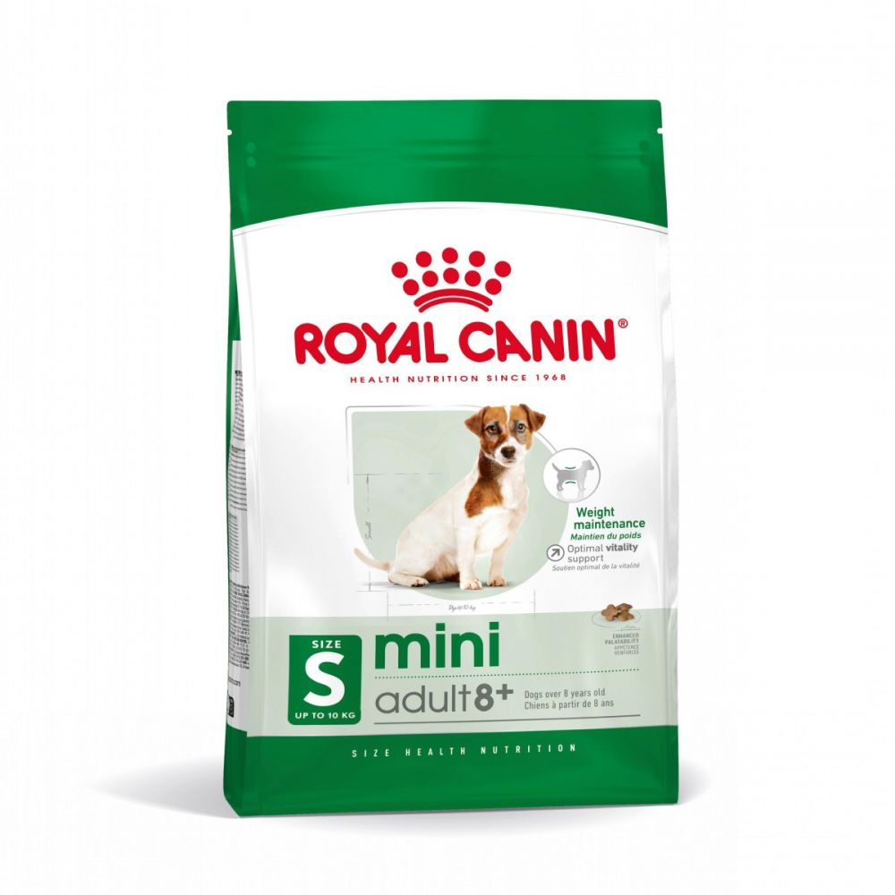 غذای خشک سگ رویال کنین مینی ادالت+8 ROYAL CANIN MINI ADULT+8 – 2KG