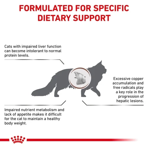 غذای درمانی گربه رویال کنین هپاتیک ROYAL CANIN HEPATIC S/O 2KG — تصویر ۷