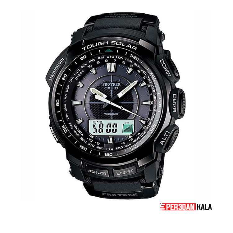 ساعت دیجیتال آنالوگ کاسیو Casio Protrek PRG-510 Tough Solar original اورجینال — تصویر ۲