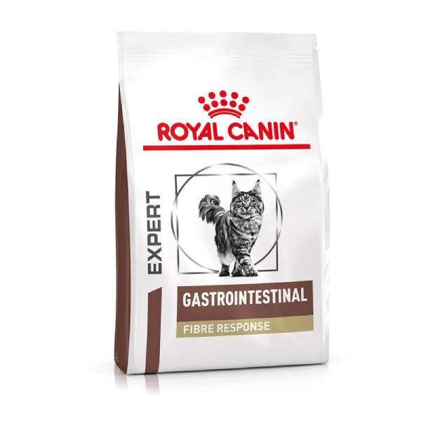 غذای درمانی گربه رویال کنین مدل گاسترواینتستینال فایبرریسپانس ROYAL CANIN GASTROINTESTINAL FIBRE RESPONSE 2KG