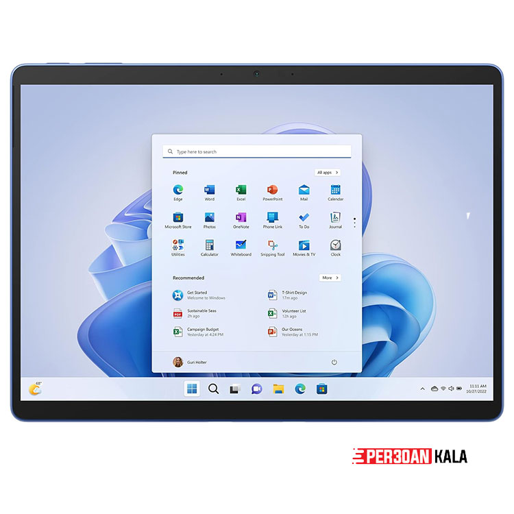 سرفیس پرو 9 cori7 16GB/256GB مایکروسافت Microsoft Surface Pro 9 اوپن باکس همراه کیبورد
