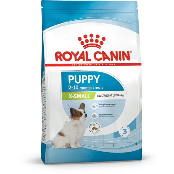 غذای خشک توله سگ رویال کنین ایکس اسمال پاپی ROYAL CANIN X SMALL PUPPY 1/5KG