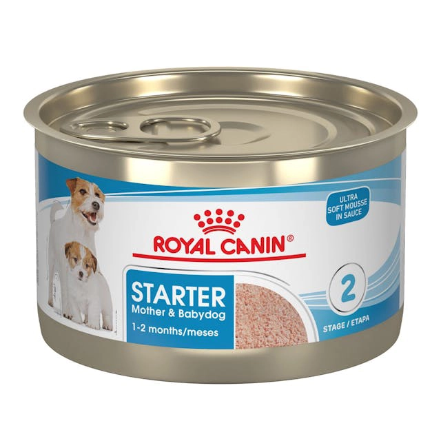 کنسرو توله سگ رویال کنین استارتر ROYAL CANIN STARTER MOUSSE 195G — تصویر ۴