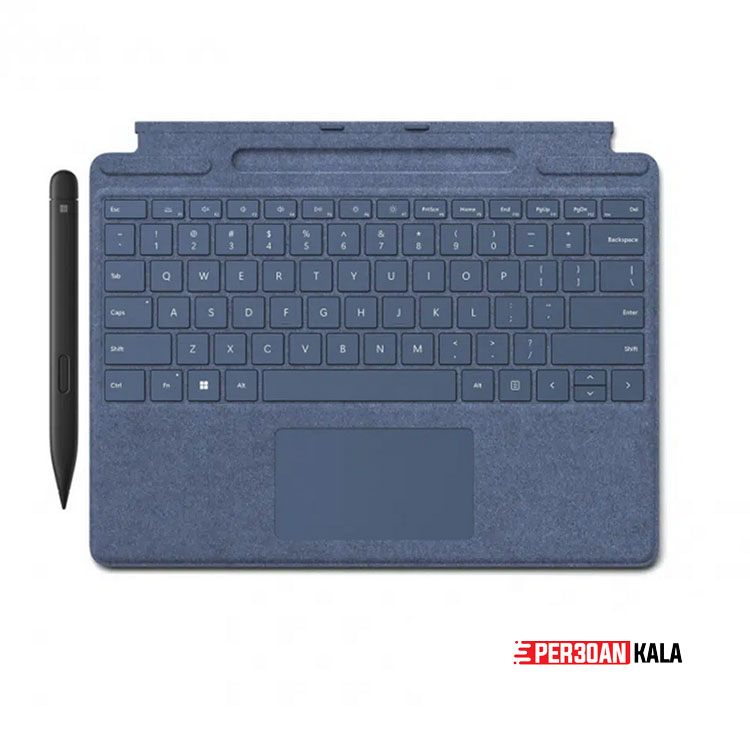 کیبورد سرفیس مایکروسافت مدل Signature با قلم 2 Slim pen مناسب برای سرفیس پرو 8 و پرو 9 و پرو X اوپن باکس