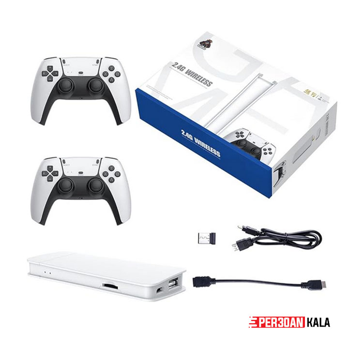 کنسول بازی های نوستالژی طرح پلی استیشن 5 M15 Game Stick 4K Console 64GB with – 20000 Games