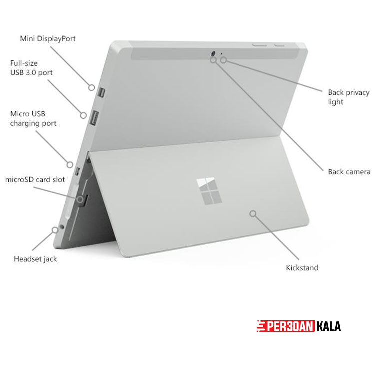 سرفیس پرو 3 استوک cori7 8GB/512GB مایکروسافت Surface Pro 3 — تصویر ۵