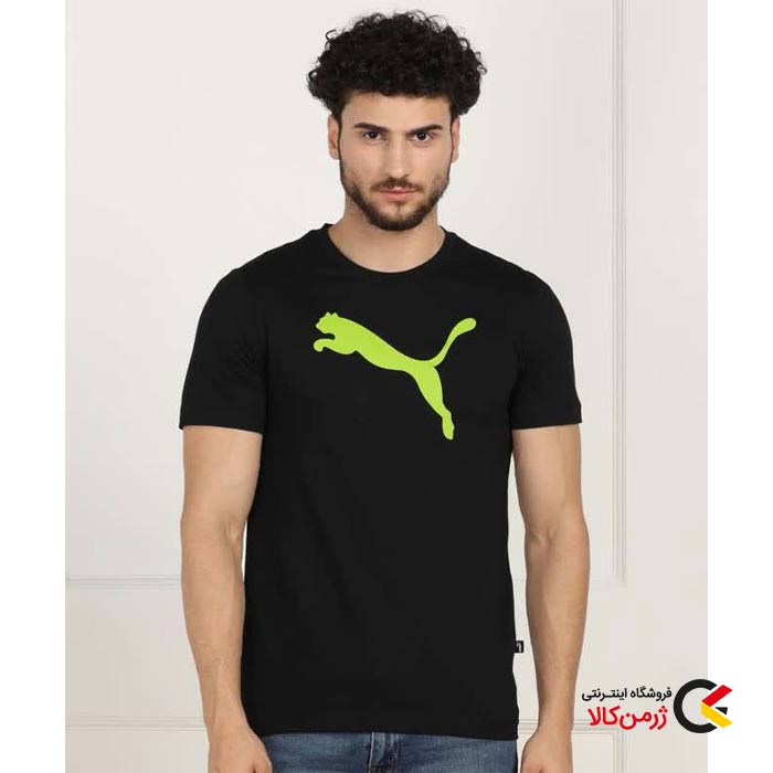 تیشرت مردانه پوما مشکی سایز M — تصویر ۲