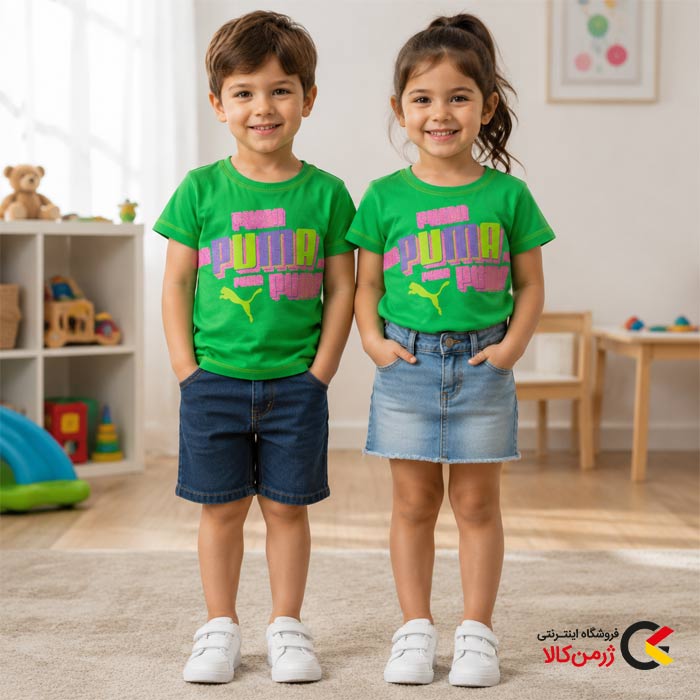 تیشرت اسپرت بچگانه پوما