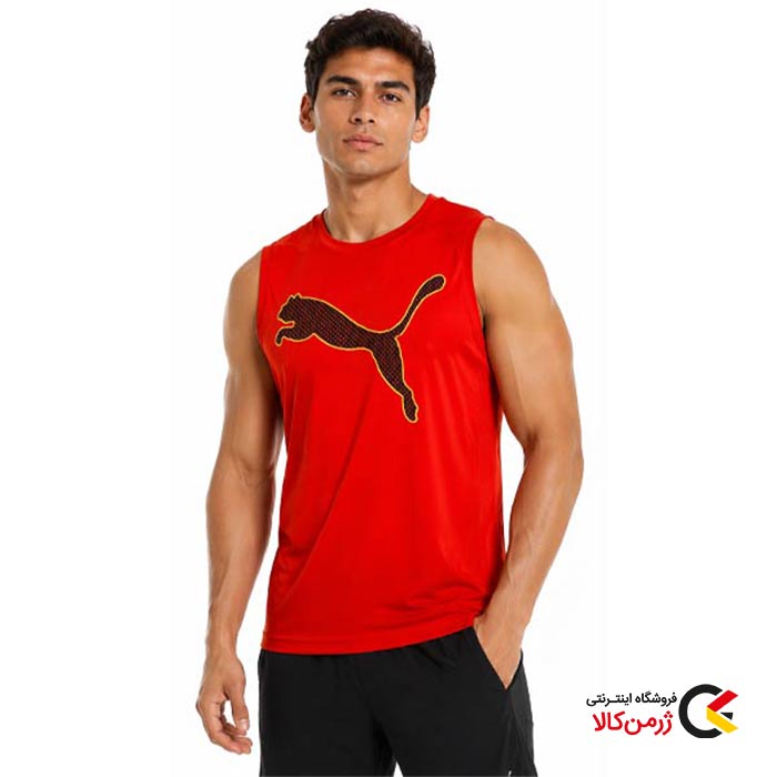 تاپ اسپرت قرمز مردانه پوما — تصویر ۵