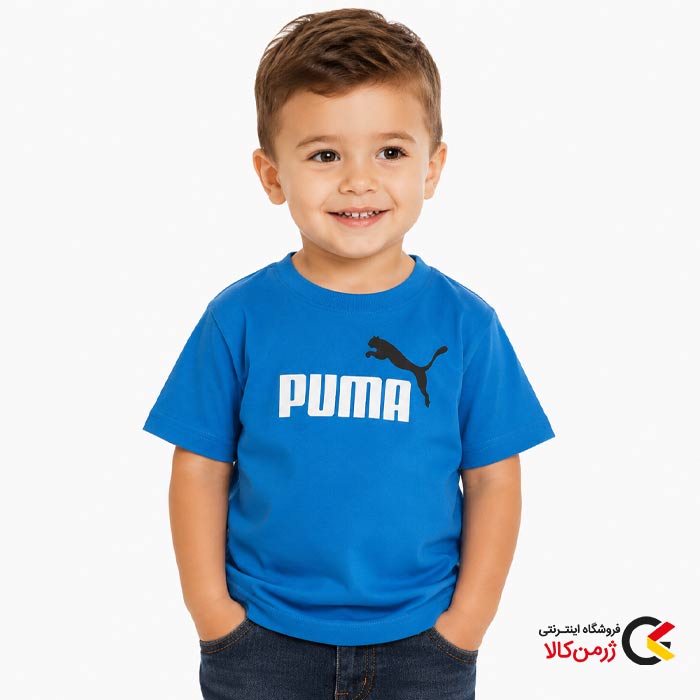 تیشرت آبی پسرانه پوما