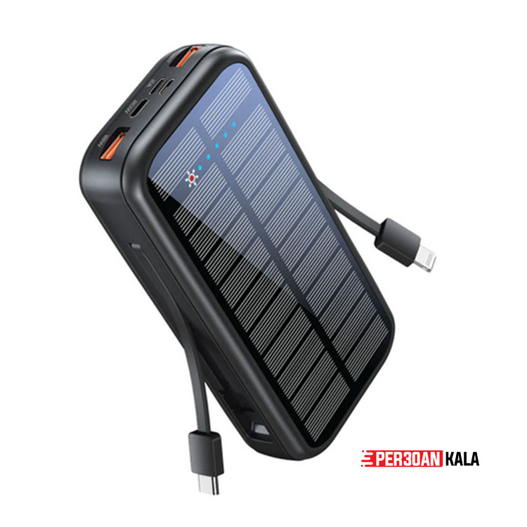پاور بانک خورشیدی 20000mAh EcoLight™ Solar برند promate — تصویر ۳