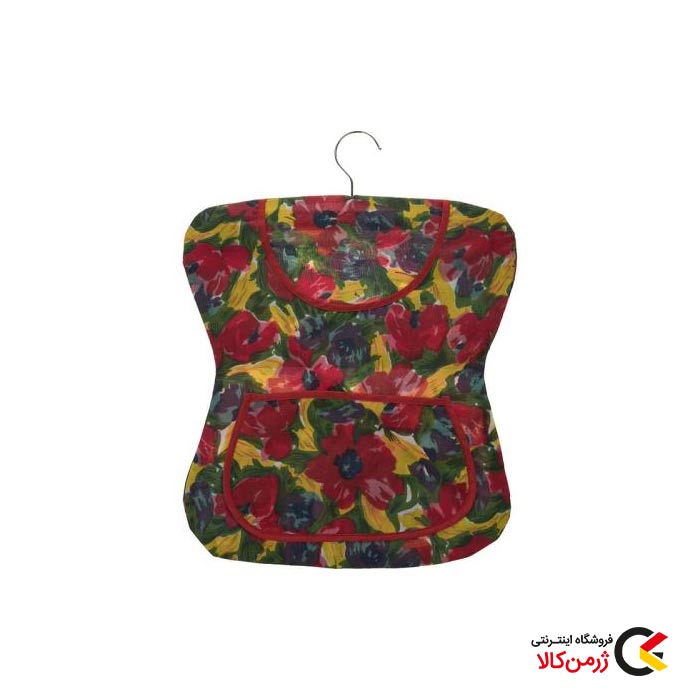 ارگانایزر پارچه ای دیواری با طرح گل مدل جیب دار — تصویر ۲
