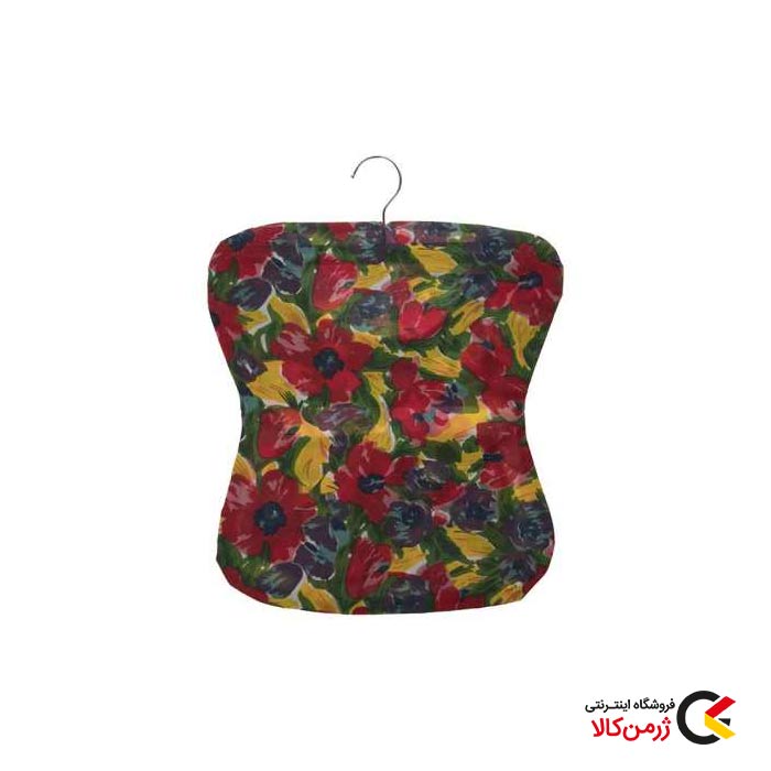 ارگانایزر پارچه ای دیواری با طرح گل مدل جیب دار — تصویر ۵