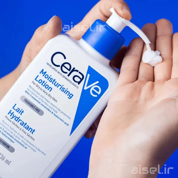 لوسیون آبرسان سراوی Moisturising Lotion پوست خشک و حساس حجم 473 | خرید با بهترین قیمت — تصویر ۳