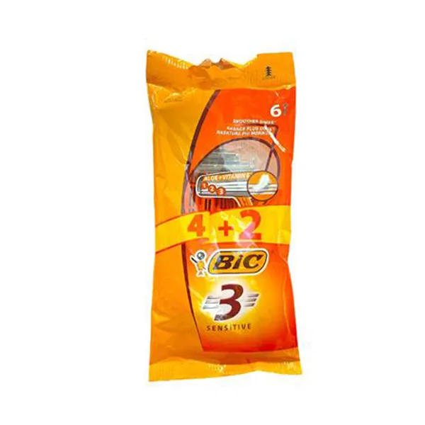 خوتراش بیک ضد حساسیت 3 لبه بسته 6 عددی