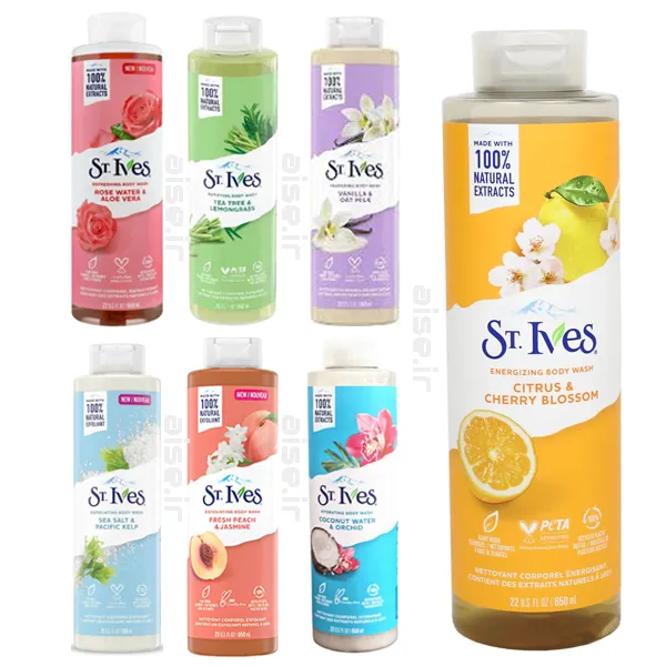 شامپو بدن سنت ایوز ST.IVES – با 7 رایحه متنوع | 650 میلی لیتر — تصویر ۲