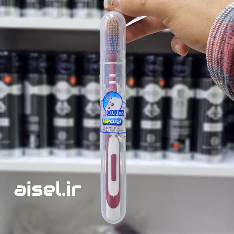 مسواک مستر اورال 0.01 با برس متوسط | MR ORAL | بسته 1 عددی — تصویر ۴