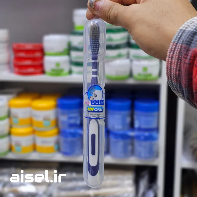 مسواک مستر اورال 0.01 با برس متوسط | MR ORAL | بسته 1 عددی — تصویر ۶