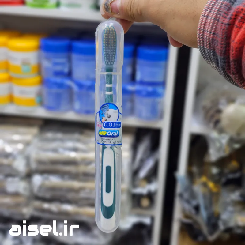 مسواک مستر اورال 0.01 با برس متوسط | MR ORAL | بسته 1 عددی — تصویر ۷