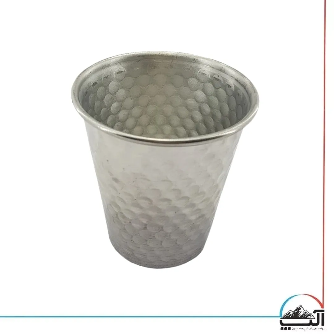 لیوان یخ آلومینیوم چکشی — تصویر ۲