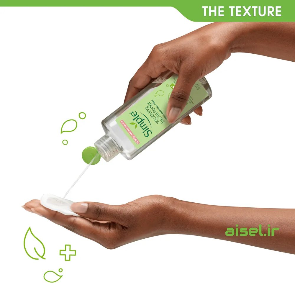 تونر تسکین دهنده سیمپل مدل soothing facial toner حجم 200 میلی لیتر — تصویر ۵