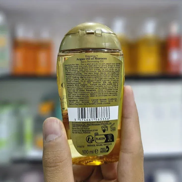 روغن آرگان او جی ایکس مدل Argan oil Morocco حجم 100 میلی لیتر — تصویر ۶