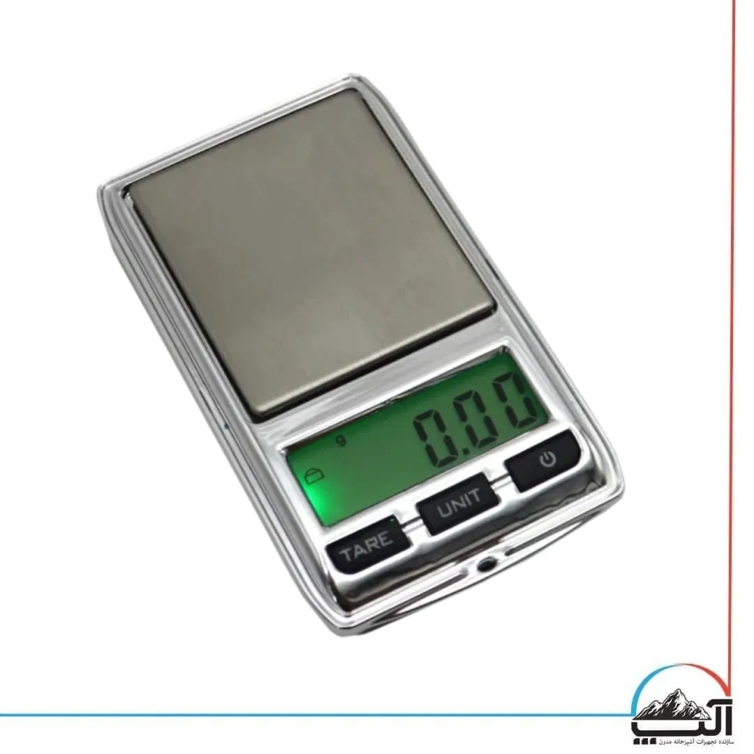 ترازو 200 گرمی جیبی طرح اپل — تصویر ۲