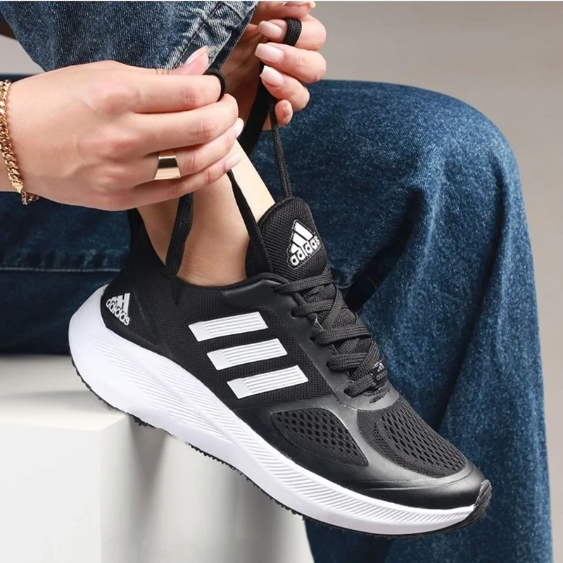 کفش اسپرت مردانه و زنانه مدل آدیداس ( ADIDAS)|رانینگ| رنگ مشکی| سایز 37-40| قابل شستشو|تزریق