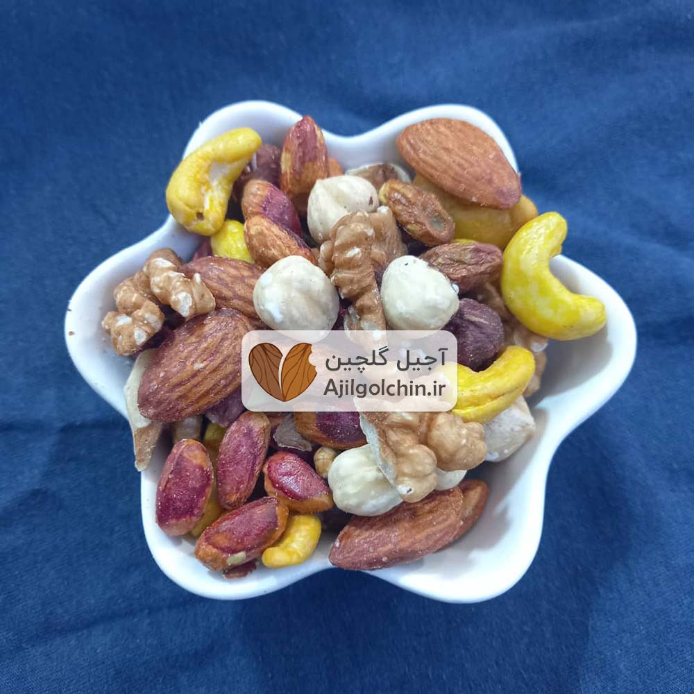 آجیل پنج مغز بوداده (7مغز)