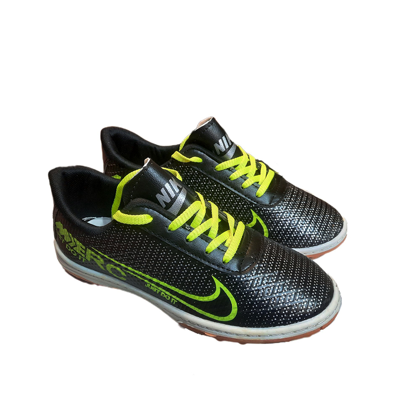 کتونی ورزشی پسرانه و مردانه چمن مصنوعی مدل نایک(nike)|سایز36-45|استوک ریز| مشکی — تصویر ۳