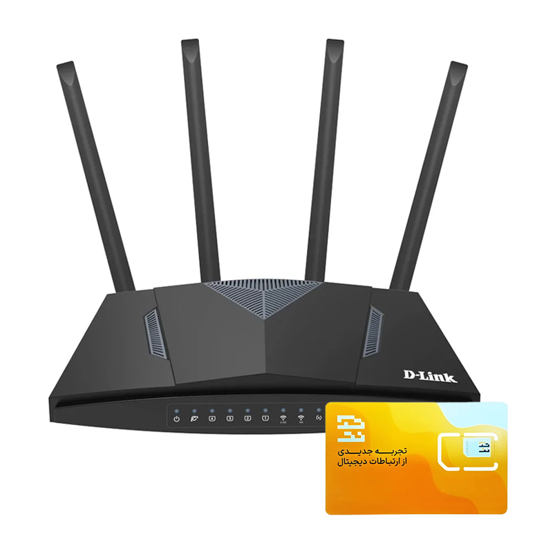 مودم روتر بی سیم 4G دی لینک مدل DWR-M960 به همراه سیم کارت تک نت با بسته 90 گیگ سه ماهه — تصویر ۲