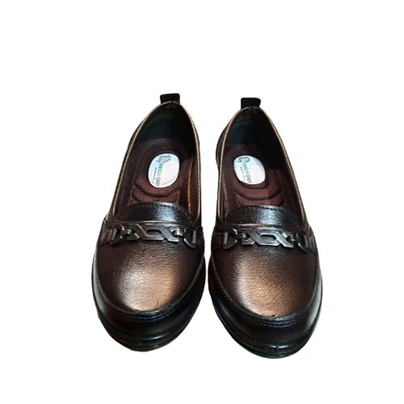 کفش اداری روزمره زنانه طبی برنددانش گام مدل مربع |قهوه ای|37-42|100درصدطبی|انتی باکتریال|اداری — تصویر ۶