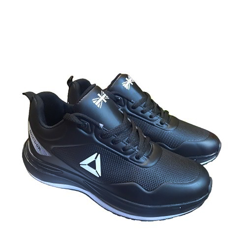 کتانی اسپرت سایزبزرگ پا مردانه کپسول دارمدل ریبوک (REEBOK)|سایز45-47|رانینگ|طبی|ضدآب|مشکی-سفید — تصویر ۳