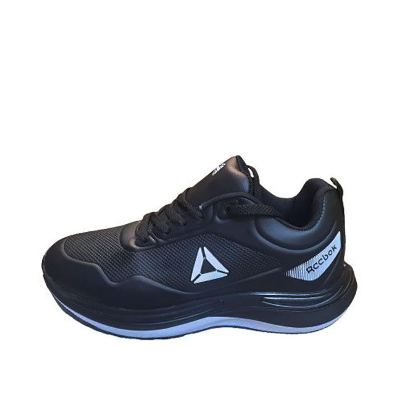 کتانی اسپرت سایزبزرگ پا مردانه کپسول دارمدل ریبوک (REEBOK)|سایز45-47|رانینگ|طبی|ضدآب|مشکی-سفید — تصویر ۴