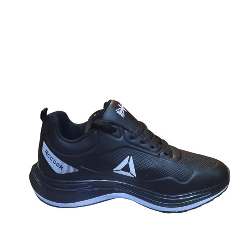 کتانی اسپرت سایزبزرگ پا مردانه کپسول دارمدل ریبوک (REEBOK)|سایز45-47|رانینگ|طبی|ضدآب|مشکی-سفید — تصویر ۶