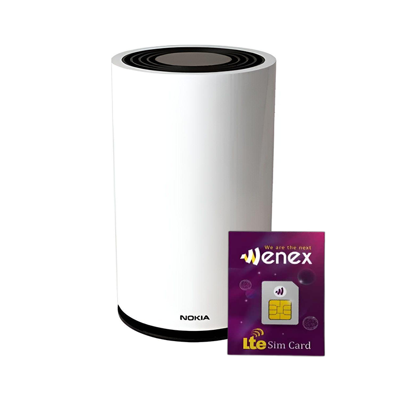 مودم 4G/TD-LTE نوکیا مدل Nokia FastMile 4G Gateway 1 به همراه سیم کارت وینکس با بسته 270 گیگ سه ماهه