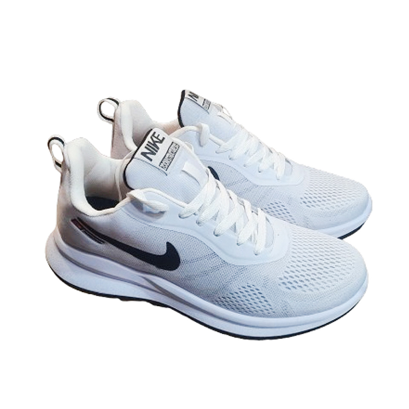 کتانی اسپرت مردانه و سایز بزرگ پا طبی تزریق مدل نایک(nike)|کد05|سایز41-48|رانینگ |طبی| سفید — تصویر ۳