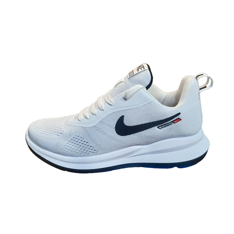 کتانی اسپرت مردانه و سایز بزرگ پا طبی تزریق مدل نایک(nike)|کد05|سایز41-48|رانینگ |طبی| سفید — تصویر ۴