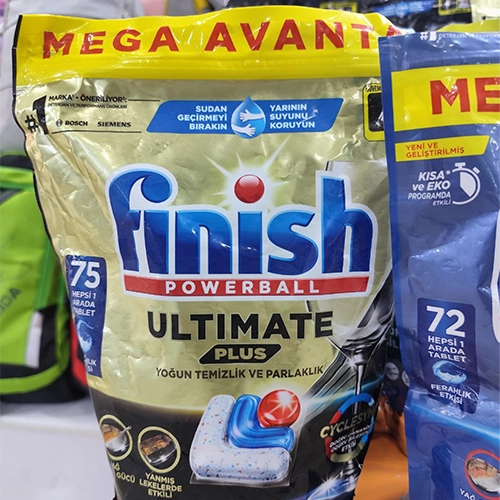 قرص ماشین ظرفشویی فینیش مدل ULTIMATE PLUS بسته 75 عددی — تصویر ۶