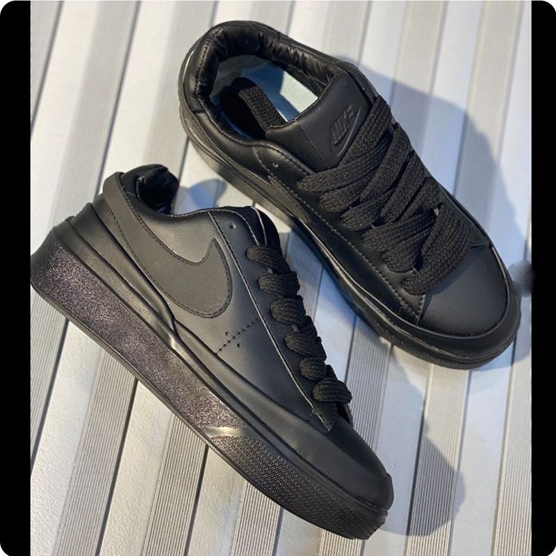 کتانی اسپرت مردانه ونس مشکی مدل نایک بلیزر(nike)|سایز41-44|ضدآب|طبی اصل|بندی|کف دوخت