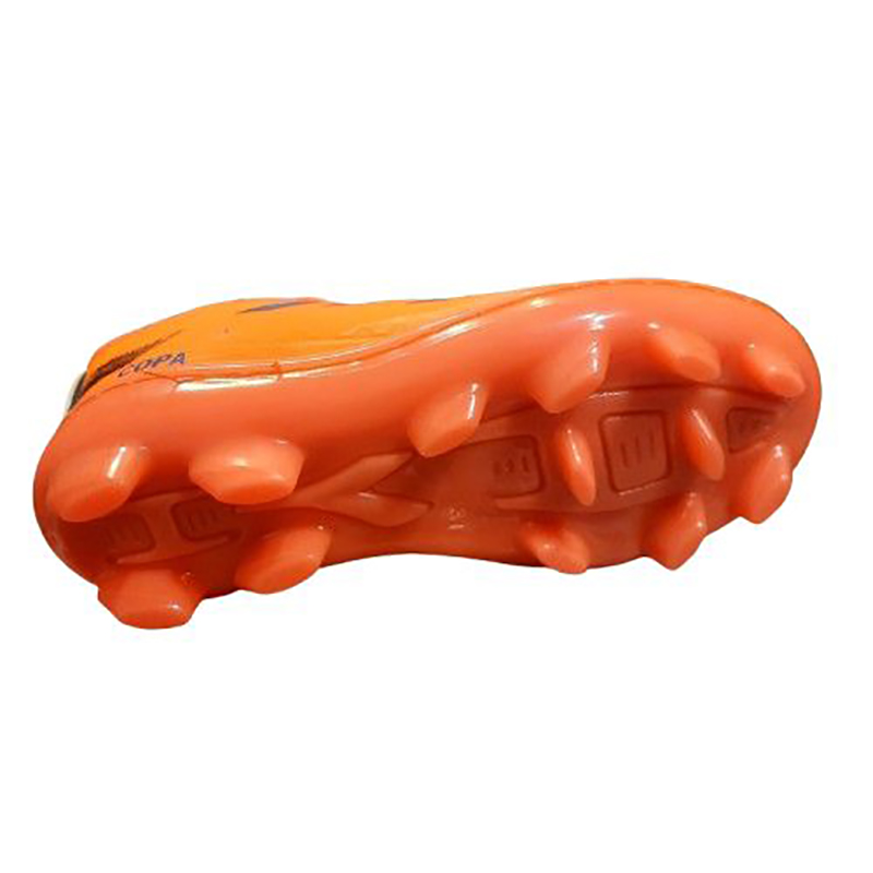 کتونی ورزشی فوتبال استوک دار پسرانه مدل ادیداس (adidas)| سایز30-34| رنگ نارنجی | فوتبال چمن طبیعی| دوردوخت — تصویر ۵