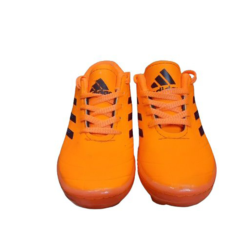 کتونی ورزشی فوتبال استوک دار پسرانه مدل ادیداس (adidas)| سایز30-34| رنگ نارنجی | فوتبال چمن طبیعی| دوردوخت — تصویر ۷