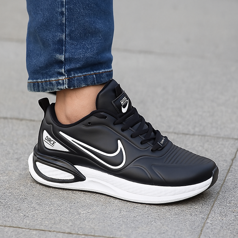 کتانی اسپرت مردانه ضد آب مشکی مدل نایک(nike)|طبی|رانینگ|سایز41-44|کف دوخت