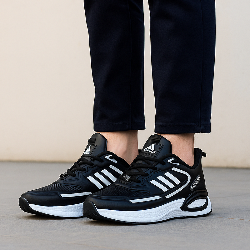 کتانی اسپرت مردانه ضد آب مشکی مدل آدیداس(ADIDAS)|طبی|رانینگ|سایز41-44|کف دوخت