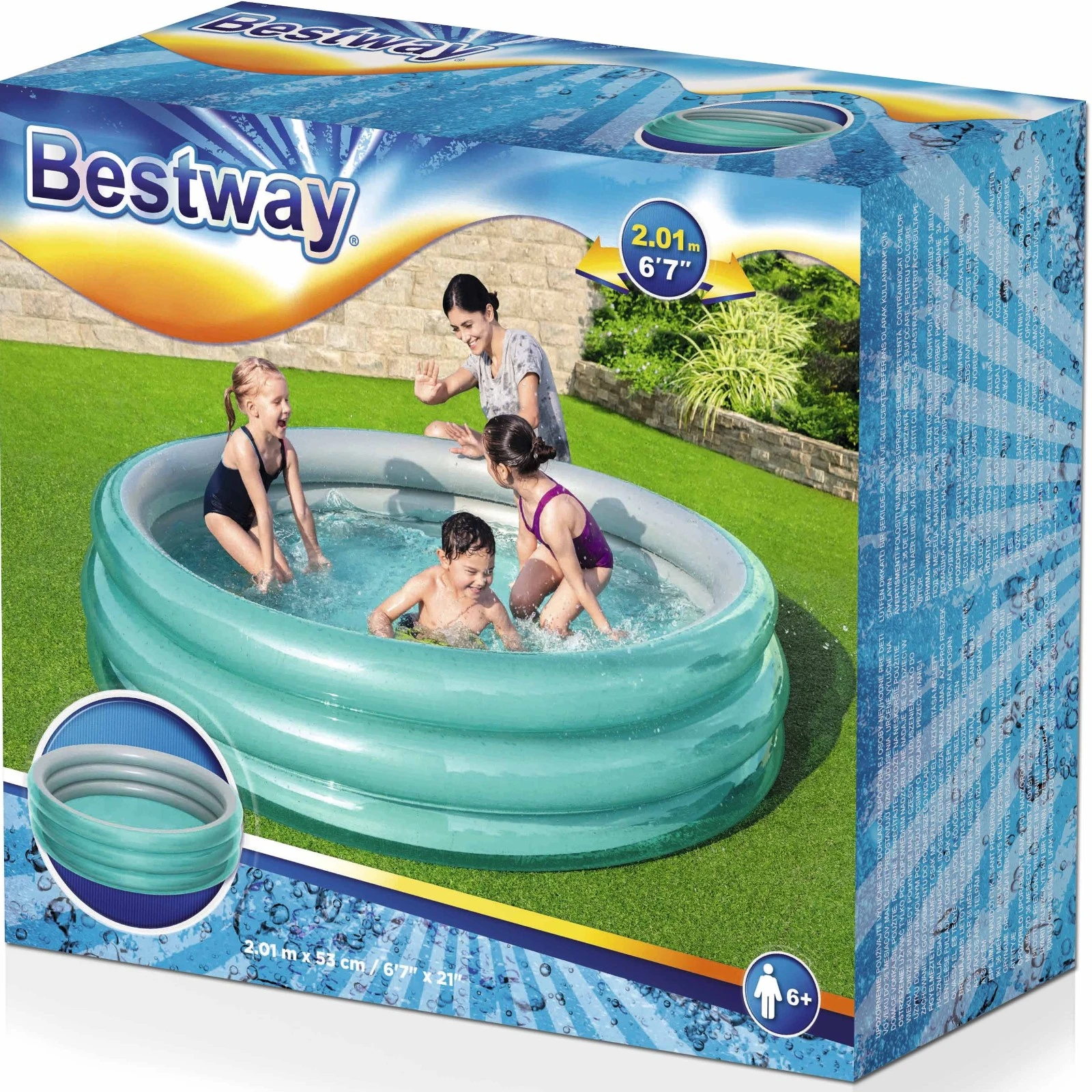استخر بادی شفاف جدید بست وی 51041 bestway — تصویر ۴