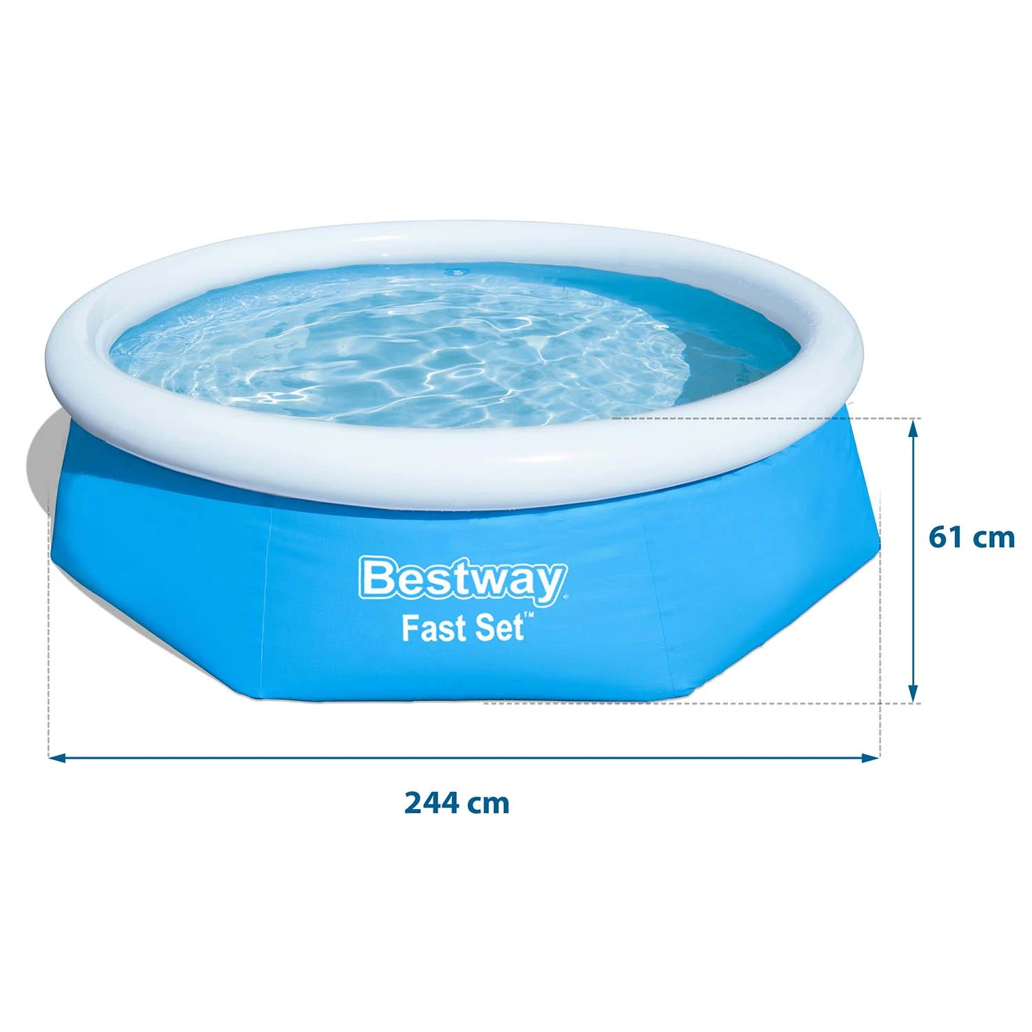 استخر ایزی ست خانوادگی کوچک بست وی 57265 bestway — تصویر ۳