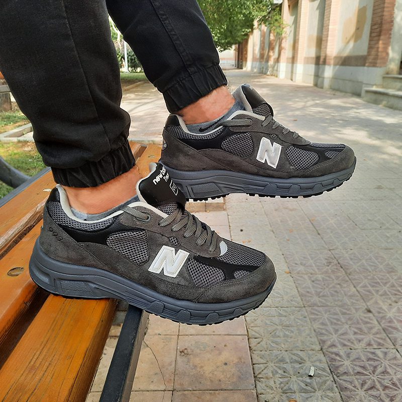 کتونی اسپرت مردانه تزریق مدل نیوبالانس (new balance trecer)|طبی اصل| سایز 41-44| تنفسی|رنگ طوسی
