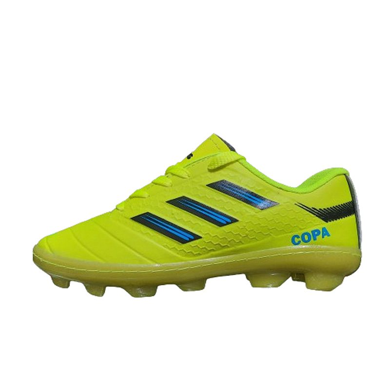 کتونی ورزشی استوک دار پسرانه و مردانه مدل ادیداس (adidas)| سایز30-44| رنگ سبز | فوتبال چمنی| دوردوخت — تصویر ۳